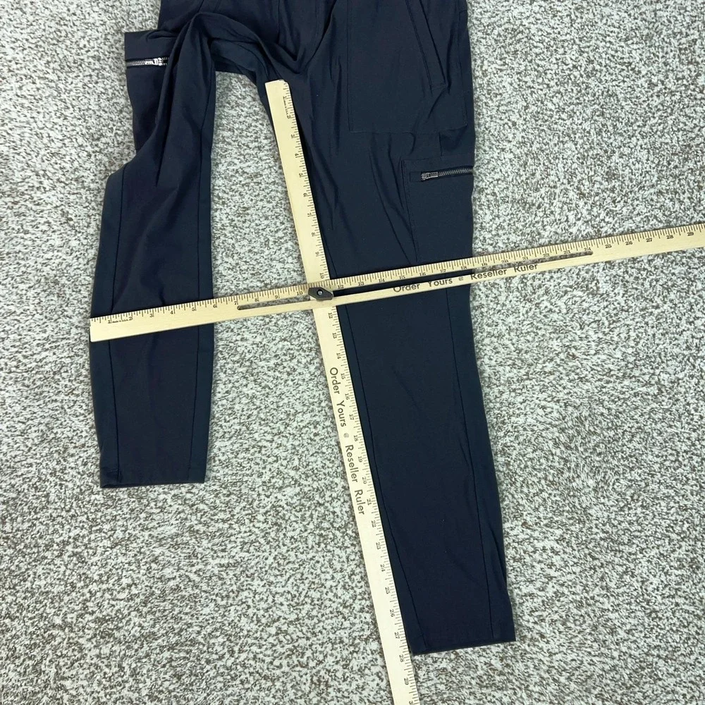 Athleta Pants Womens 8 Blue Headlands Hybrid Cargo Leggings Hiking Travel Gym